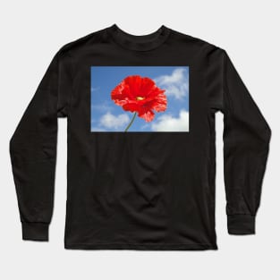 The Single Poppy Long Sleeve T-Shirt